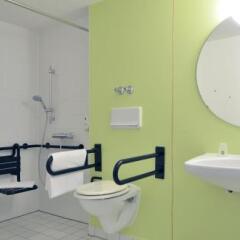 Отель B&B Hotel Braunschweig-Nord Германия, Брауншвейг - отзывы, цены и фото номеров - забронировать отель B&B Hotel Braunschweig-Nord онлайн ванная фото 2