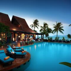Отель Bo Phut Resort And Spa Самуи бассейн
