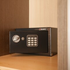 Апартаменты Gold and Blue Luxurious Apartment сейф в номере