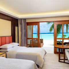 Отель Sheraton Maldives Full Moon Resort & Spa 5* Номер Делюкс с 2 отдельными кроватями фото 5