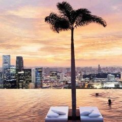 Отель Marina Bay Sands пляж фото 2