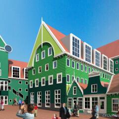 Отель Inntel Hotels Amsterdam Zaandam Нидерланды, Занстад - отзывы, цены и фото номеров - забронировать отель Inntel Hotels Amsterdam Zaandam онлайн вид на фасад