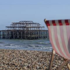 Отель Brighton Getaways-Beach View пляж фото 2