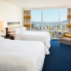 Отель Sheraton Vancouver Wall Centre Канада, Ванкувер - отзывы, цены и фото номеров - забронировать отель Sheraton Vancouver Wall Centre онлайн комната для гостей фото 3