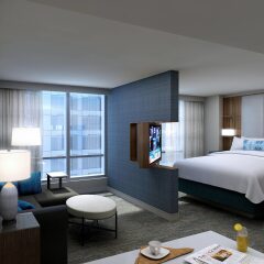 Отель Residence Inn by Marriott Washington Downtown/Convention Center США, Вашингтон - отзывы, цены и фото номеров - забронировать отель Residence Inn by Marriott Washington Downtown/Convention Center онлайн комната для гостей фото 4