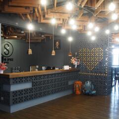 Silom Space Hostel Бангкок интерьер отеля