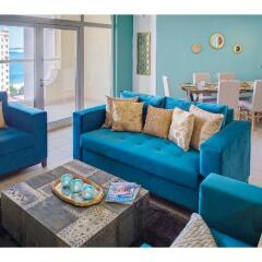 Апартаменты Keys Please Holiday Homes-Al Shahla Two Bedroom Apartment Palm Jumeirah комната для гостей фото 4