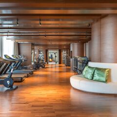 Отель Hilton Dubai Al Habtoor City фитнесс-зал фото 3