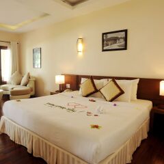 Отель Vinh Hung Riverside Resort & Spa Вьетнам, Хойан - отзывы, цены и фото номеров - забронировать отель Vinh Hung Riverside Resort & Spa онлайн комната для гостей фото 5