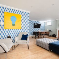 Отель The Kensington Palace Mews - Bright & Modern 6bdr House With Garage Лондон комната для гостей фото 2