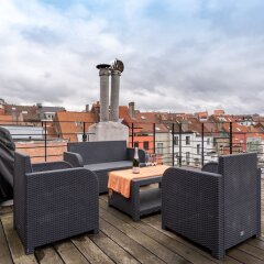 Отель Europea Luxury Duplex Residence Flagey Бельгия, Брюссель - отзывы, цены и фото номеров - забронировать отель Europea Luxury Duplex Residence Flagey онлайн балкон