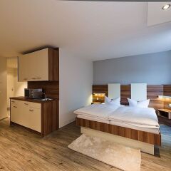 Отель Central Hotel Apart München Германия, Мюнхен - 1 отзыв об отеле, цены и фото номеров - забронировать отель Central Hotel Apart München онлайн комната для гостей фото 2