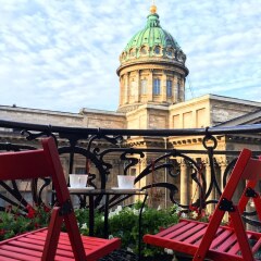 Гостиница Kazanskaya Art Apart в Санкт-Петербурге отзывы, цены и фото номеров - забронировать гостиницу Kazanskaya Art Apart онлайн Санкт-Петербург балкон