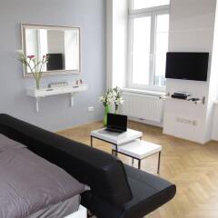 Отель Central Vienna-Living Premium Suite комната для гостей