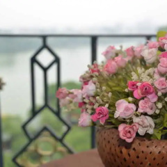 Отель Lakeside Palace Hotel Вьетнам, Ханой - отзывы, цены и фото номеров - забронировать отель Lakeside Palace Hotel онлайн балкон