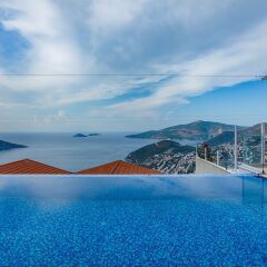 Villa Zeytin by Akdenizvillam Турция, Калкан - отзывы, цены и фото номеров - забронировать отель Villa Zeytin by Akdenizvillam онлайн бассейн фото 2