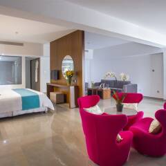 King Evelthon Beach Hotel & Resort комната для гостей фото 10