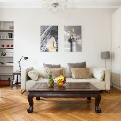 Апартаменты Marais - Francs Bourgeois Apartment комната для гостей фото 5