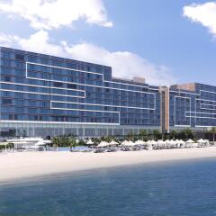 Отель Fairmont Bab Al Bahr ОАЭ, Абу-Даби - 1 отзыв об отеле, цены и фото номеров - забронировать отель Fairmont Bab Al Bahr онлайн пляж