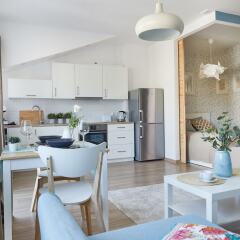 Апартаменты Praga-Poludnie Blue Apartment Варшава в номере фото 2