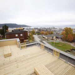 Отель Trondheim Vandrerhjem - Hostel Норвегия, Тронхейм - 1 отзыв об отеле, цены и фото номеров - забронировать отель Trondheim Vandrerhjem - Hostel онлайн балкон