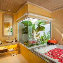 Отель Bandara Resort & Spa Таиланд, Самуи - 2 отзыва об отеле, цены и фото номеров - забронировать отель Bandara Resort & Spa онлайн ванная фото 2