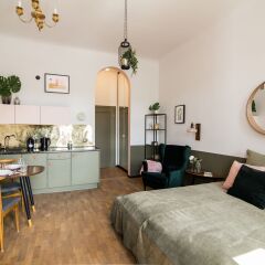 Отель Aparthotel Nowy Świat 28 Польша, Варшава - отзывы, цены и фото номеров - забронировать отель Aparthotel Nowy Świat 28 онлайн комната для гостей фото 2