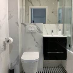Отель P&O Apartments Bialobrzeska 2 Польша, Варшава - отзывы, цены и фото номеров - забронировать отель P&O Apartments Bialobrzeska 2 онлайн ванная фото 2