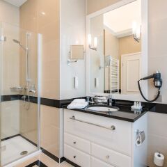 Отель Best Western Hotel Stadtpalais Германия, Брауншвейг - отзывы, цены и фото номеров - забронировать отель Best Western Hotel Stadtpalais онлайн ванная фото 2