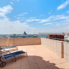 Отель Tryp Valencia Oceánic Hotel Испания, Валенсия - отзывы, цены и фото номеров - забронировать отель Tryp Valencia Oceánic Hotel онлайн пляж