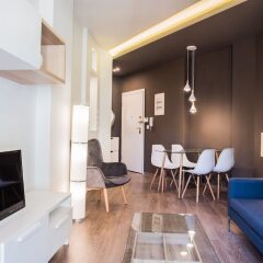 Отель Danae Apartment by QR booking Греция, Салоники - отзывы, цены и фото номеров - забронировать отель Danae Apartment by QR booking онлайн комната для гостей фото 5