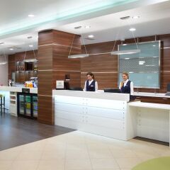Отель Hampton by Hilton Minsk City Center Минск интерьер отеля