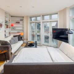 Отель 1 Bedroom Penthouse in Farringdon Великобритания, Лондон - отзывы, цены и фото номеров - забронировать отель 1 Bedroom Penthouse in Farringdon онлайн комната для гостей фото 4