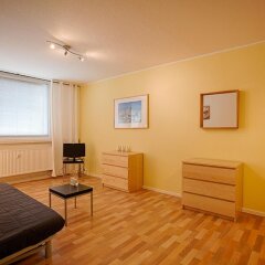 Отель Aparion Apartments Leipzig Family Германия, Лейпциг - отзывы, цены и фото номеров - забронировать отель Aparion Apartments Leipzig Family онлайн комната для гостей фото 2