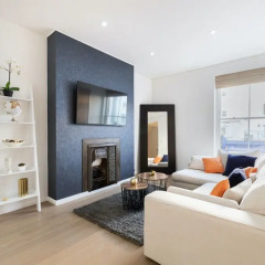 Апартаменты Kensington Area - Private Apartment Лондон комната для гостей