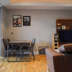 Апартаменты Modern 1 Bedroom Apartment With Balcony By Preston Park Брайтон комната для гостей