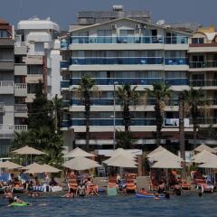 Moda Beach Hotel Турция, Мармарис - отзывы, цены и фото номеров - забронировать отель Moda Beach Hotel онлайн пляж фото 2