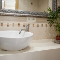 Отель Atico De Lujo Plaza Ayuntamiento Валенсия ванная