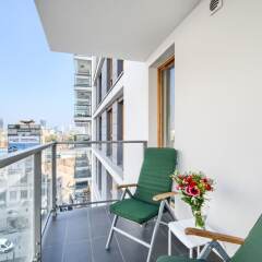 Апартаменты P&O Apartments Kasprzaka балкон