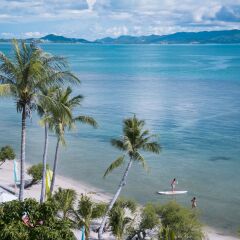Отель Sunset Beach Club Hotel & Spa Таиланд, Ко-Пханган - отзывы, цены и фото номеров - забронировать отель Sunset Beach Club Hotel & Spa онлайн пляж фото 2