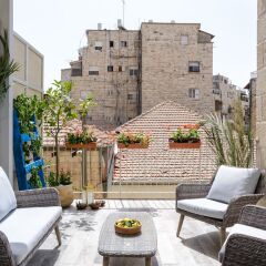 Old City - Young Vibes Израиль, Иерусалим - отзывы, цены и фото номеров - забронировать отель Old City - Young Vibes онлайн балкон