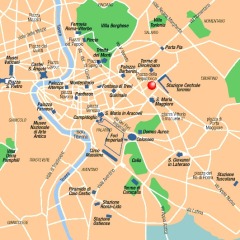 Отель Starhotels Metropole Рим городской автобус