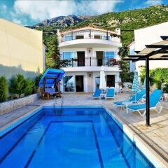 Villa Zumrut 1 by Akdenizvillam Турция, Патара - отзывы, цены и фото номеров - забронировать отель Villa Zumrut 1 by Akdenizvillam онлайн бассейн фото 2