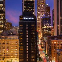 Отель Sheraton Grand Los Angeles городской автобус