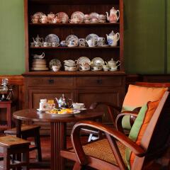 Отель Cafe de Laos Inn питание