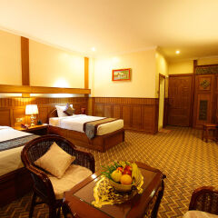 Ayarwaddy River View Hotel комната для гостей фото 3