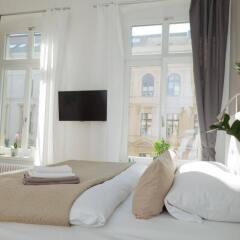 Отель Stadtbleibe Apartments Германия, Лейпциг - отзывы, цены и фото номеров - забронировать отель Stadtbleibe Apartments онлайн комната для гостей фото 4
