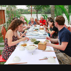 Отель Riverside Oasis Villa питание