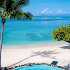 Отель Maitai Lapita Village Huahine пляж