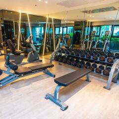 Отель Central Pattaya Residence (At The Base Condo) Паттайя фитнесс-зал